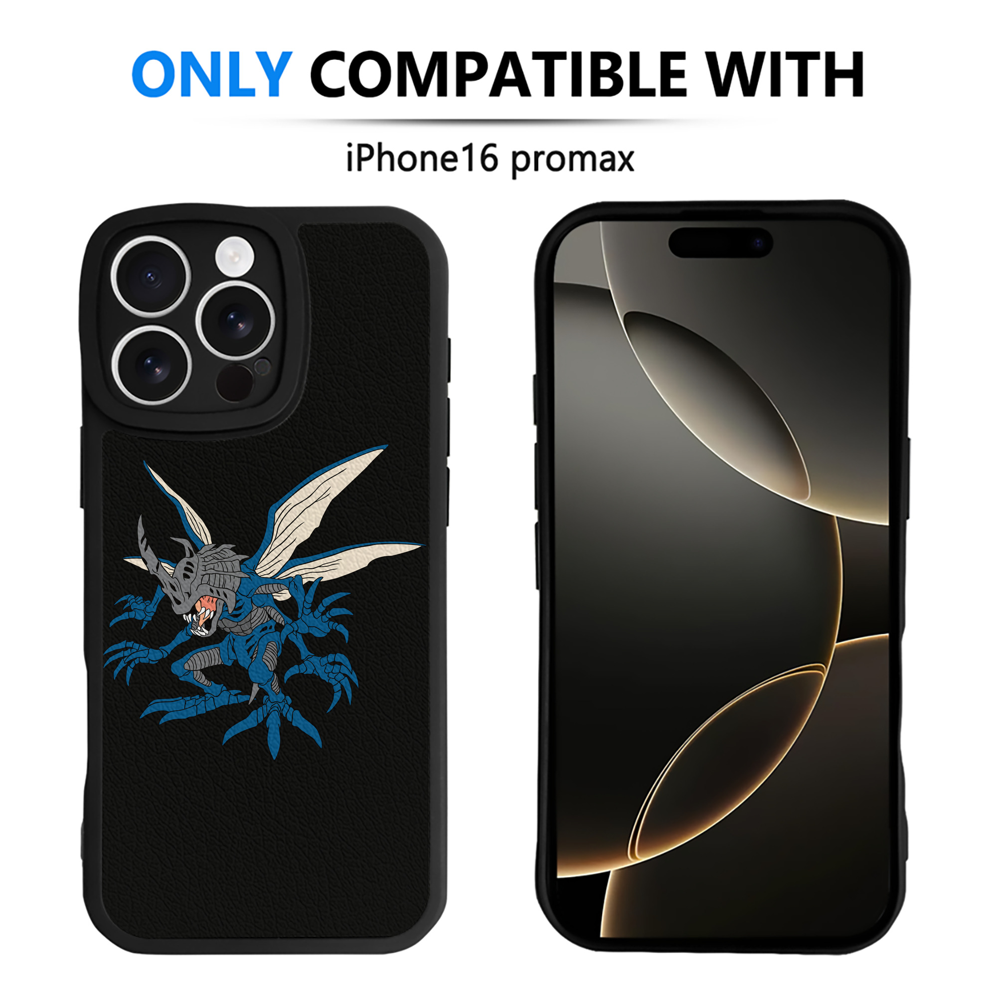 （画像用） Digimon デジタルモンスター/デジモン 【iPhone 16シリーズ対応】シリコンスマホケース（レザー調） 材質：シリコン